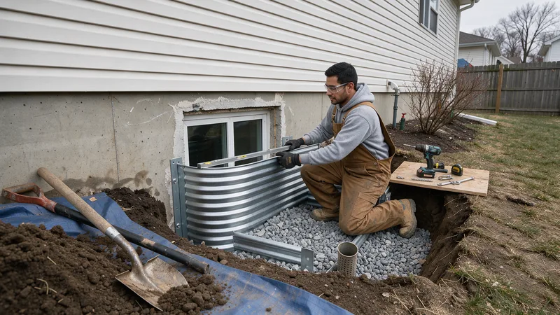 Window Well Installation service in Rockford, IL